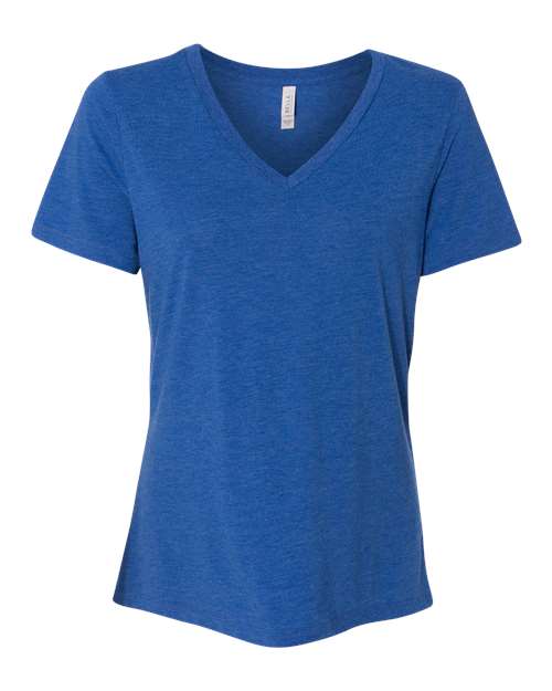 Women's Relaxed Triblend Short Sleeve V - Neck Tee - Valkyrie Made
