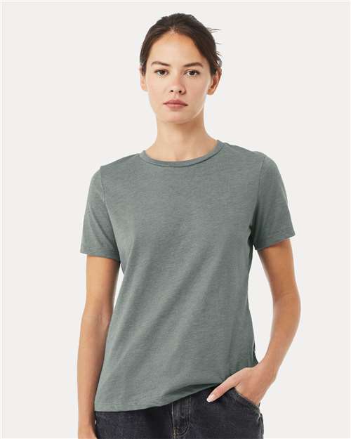 Women’s Relaxed Fit Heather CVC Tee - Valkyrie Made