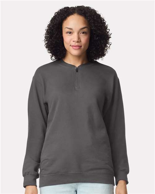 Softstyle® Midweight 1/4 Zip Sweatshirt - Valkyrie Made