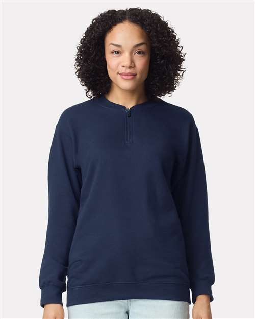 Softstyle® Midweight 1/4 Zip Sweatshirt - Valkyrie Made
