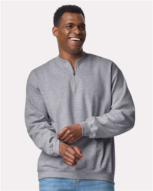 Softstyle® Midweight 1/4 Zip Sweatshirt - Valkyrie Made