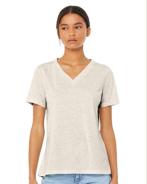 Women's Relaxed Triblend Short Sleeve V - Neck Tee - Valkyrie Made
