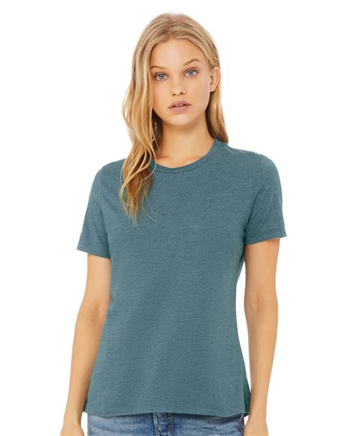 Women’s Relaxed Fit Heather CVC Tee - Valkyrie Made