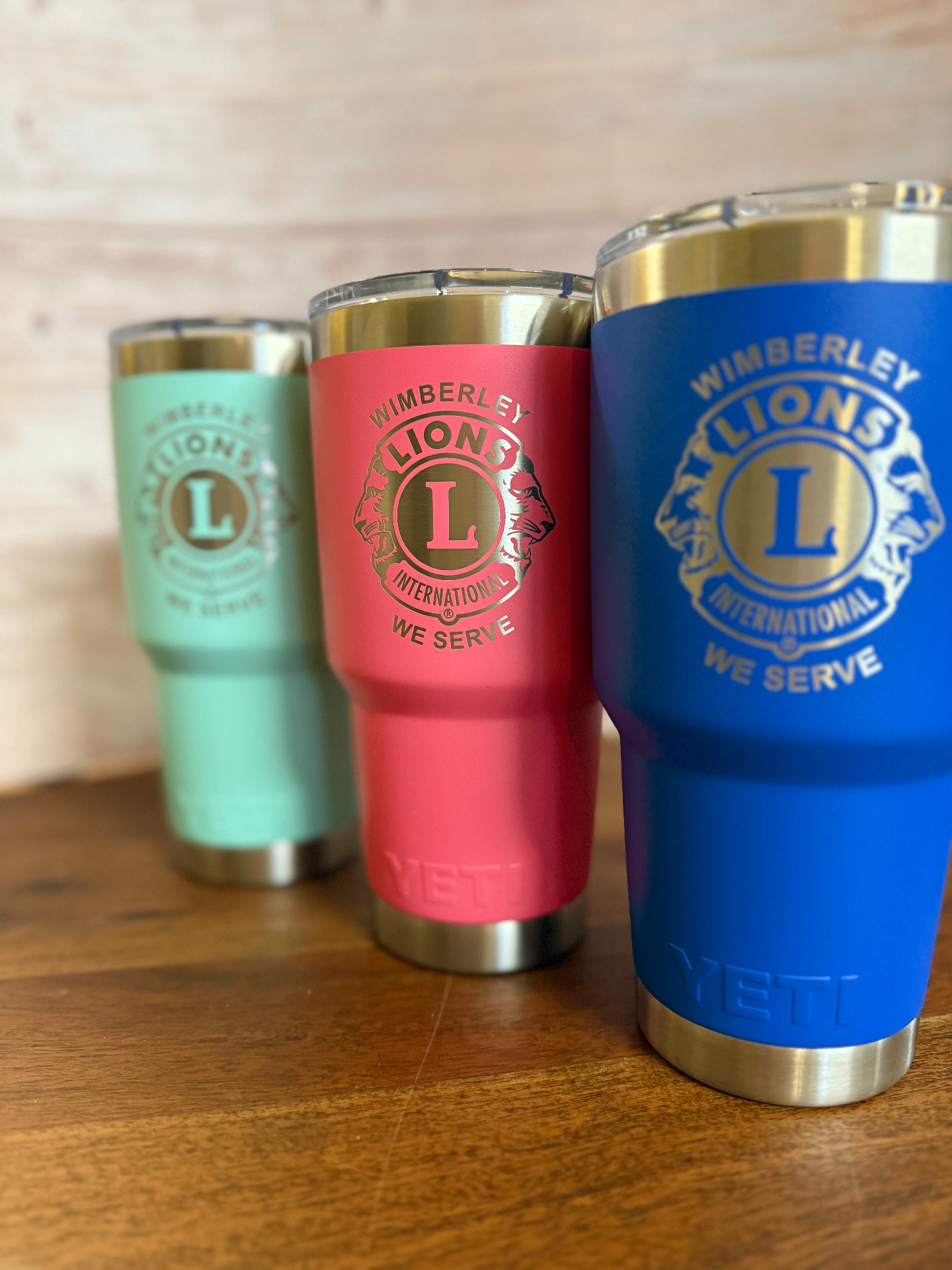 Custom laser-engraved drinkware — mugs, tumblers, pint glasses