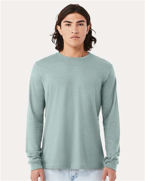 Heather CVC Long Sleeve Tee