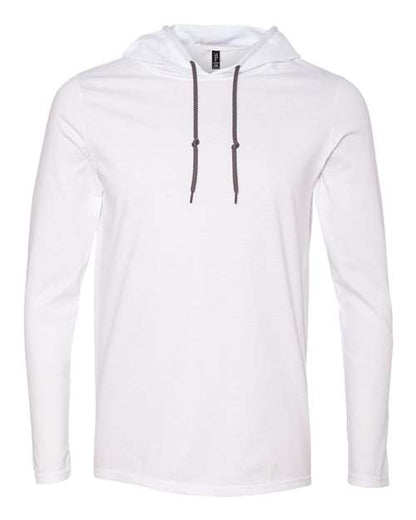 Softstyle® Lightweight Hooded Long Sleeve T-Shirt