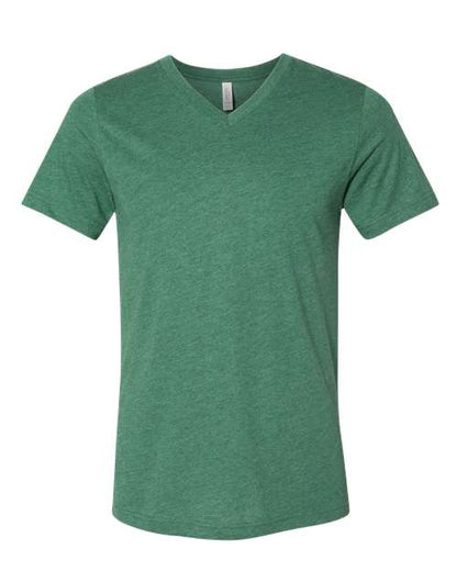 Heather CVC V-Neck Tee