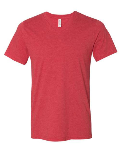 Heather CVC V-Neck Tee