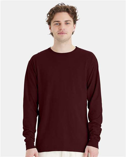 Garment-Dyed Long Sleeve T-Shirt