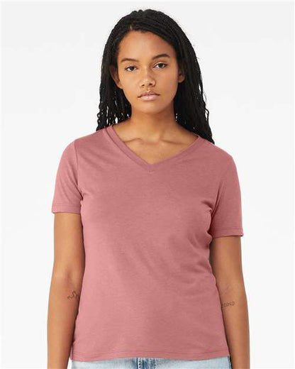 Women's Relaxed Triblend Short Sleeve V - Neck Tee - Valkyrie Made