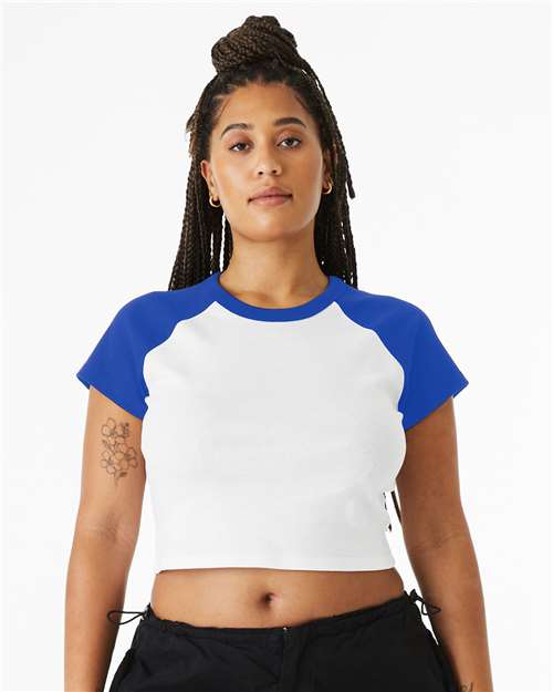 Women's Micro Rib Raglan Baby Tee