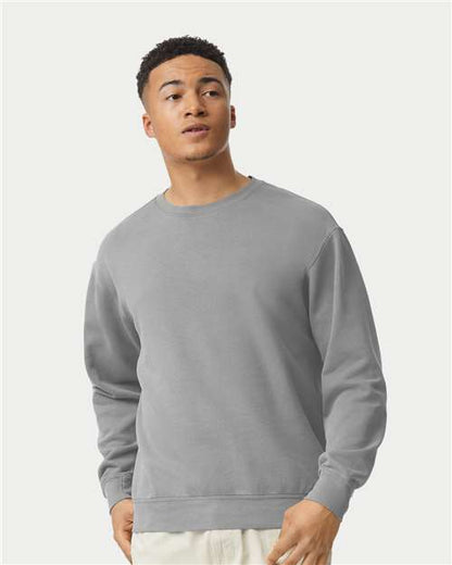 Garment-Dyed Lightweight Fleece Crewneck Sweatshirt