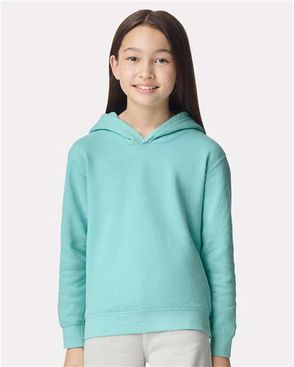 Garment-Dyed Youth Lightweight Fleece Hooded Sweatshirt