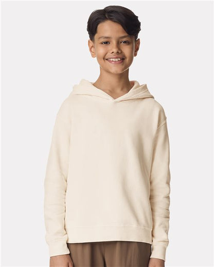 Garment-Dyed Youth Lightweight Fleece Hooded Sweatshirt