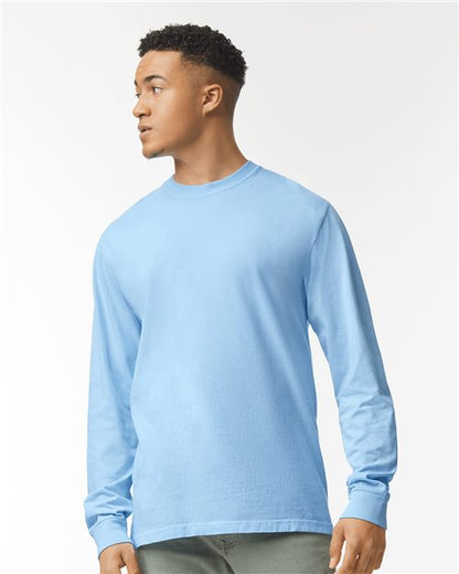 Garment-Dyed Heavyweight Long Sleeve T-Shirt