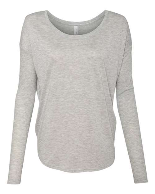 Women’s Flowy 2x1 Ribbed Long Sleeve Tee