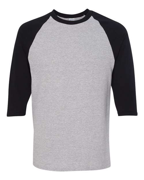 Heavy Cotton™ Raglan Three-Quarter Sleeve T-Shirt