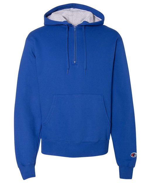 Cotton Max Hooded Quarter-Zip Sweatshirt