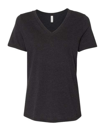 Women's Relaxed Heather CVC V-Neck Tee