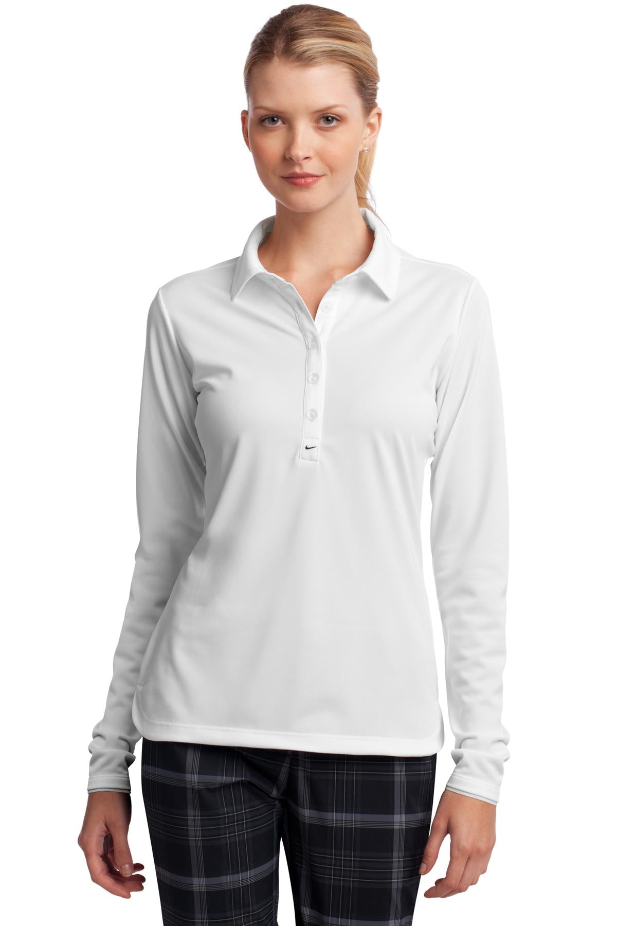 Nike Women's Long Sleeve Dri-FIT Stretch Tech Polo. 545322