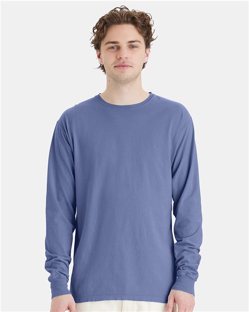 Garment-Dyed Long Sleeve T-Shirt