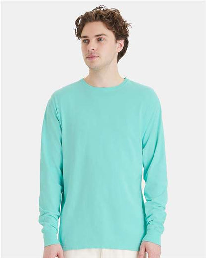 Garment-Dyed Long Sleeve T-Shirt