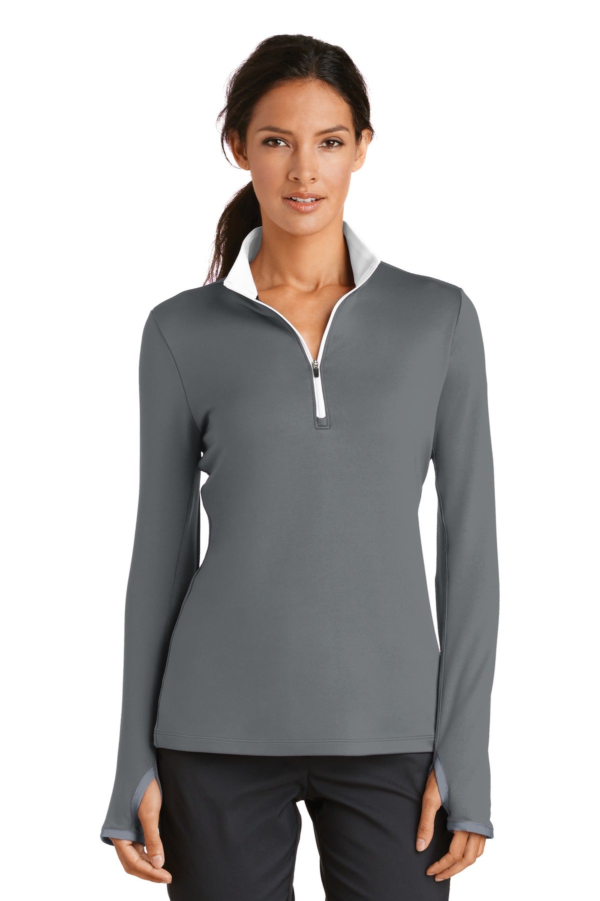 Nike Women's Dri-FIT Stretch 1/2-Zip Cover-Up. 779796