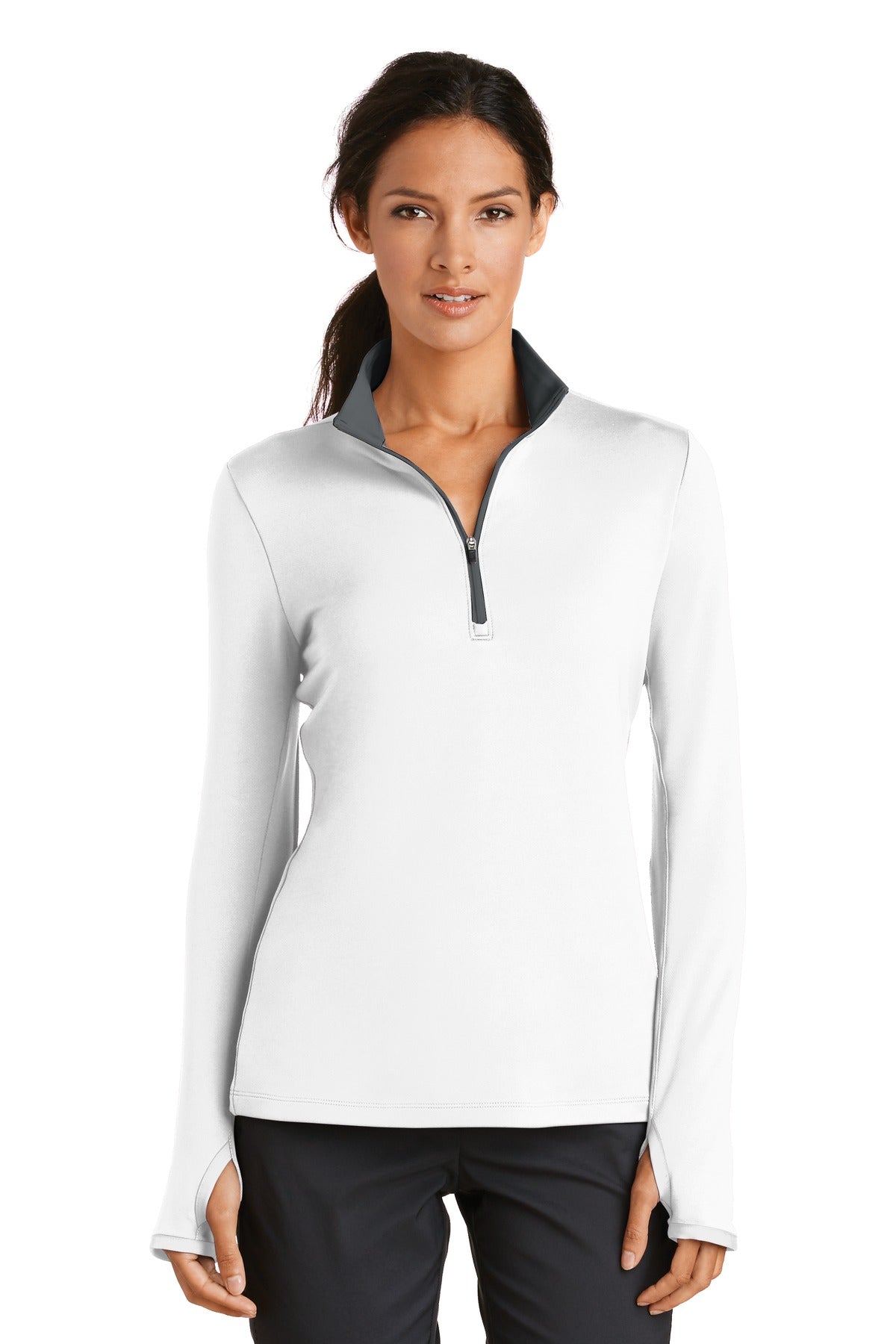 Nike Women's Dri-FIT Stretch 1/2-Zip Cover-Up. 779796