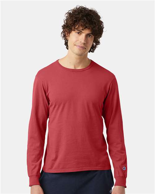 Garment-Dyed Long Sleeve T-Shirt