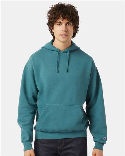 Garment-Dyed Hooded Sweatshirt