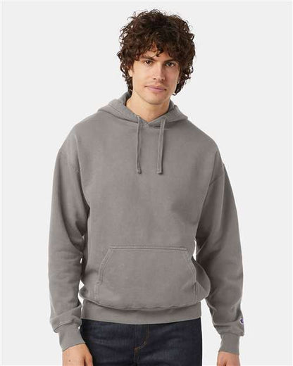 Garment-Dyed Hooded Sweatshirt