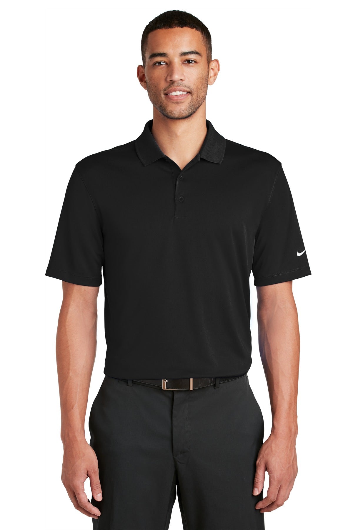 Nike Dri-FIT Classic Fit Players Polo with Flat Knit Collar. 838956