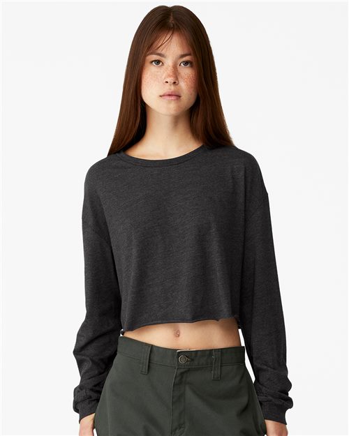 FWD Fashion Women's Crop Long Sleeve Tee