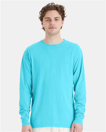 Garment-Dyed Long Sleeve T-Shirt