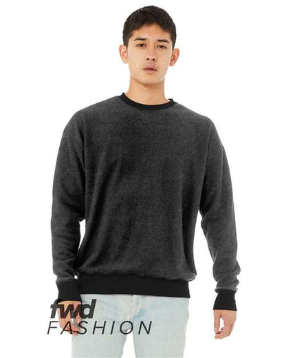 FWD Fashion Sueded Drop Shoulder Sweatshirt