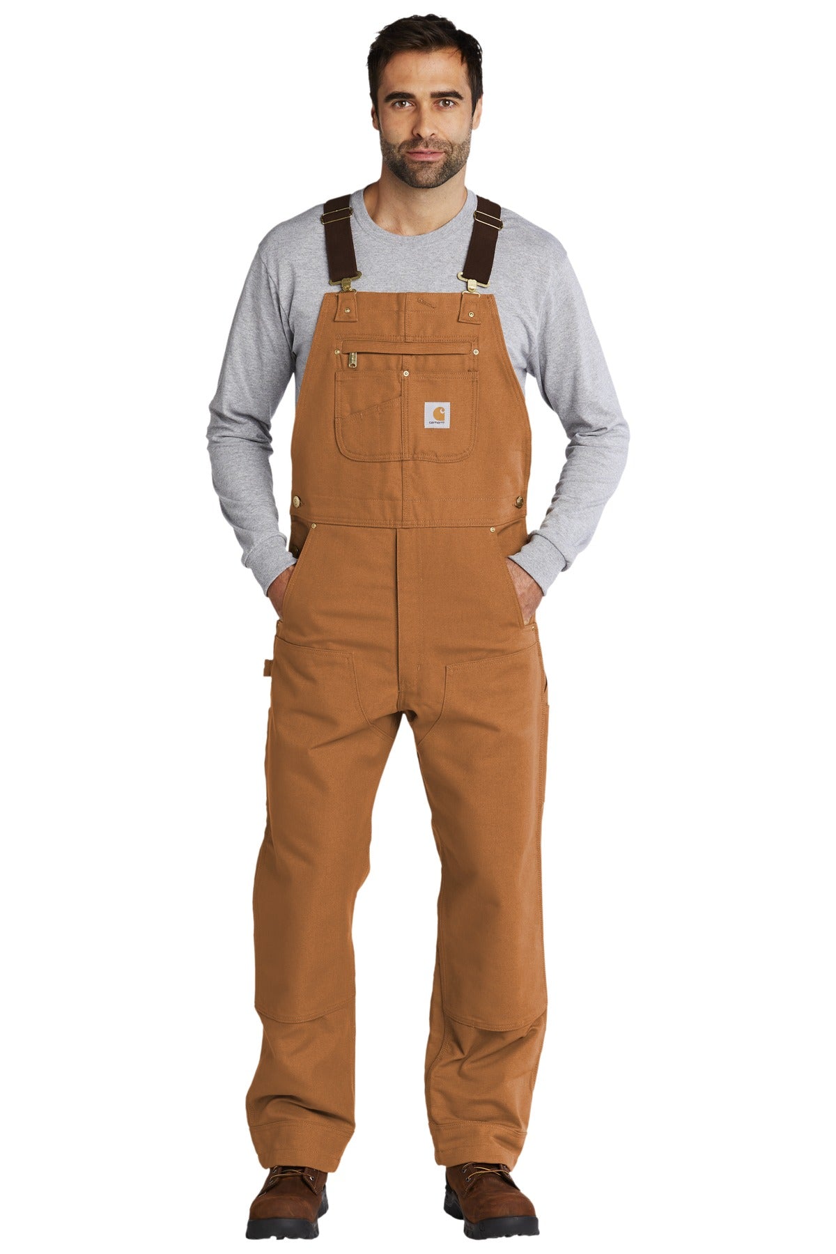 Carhartt ®  Duck Unlined Bib Overalls. CT102776