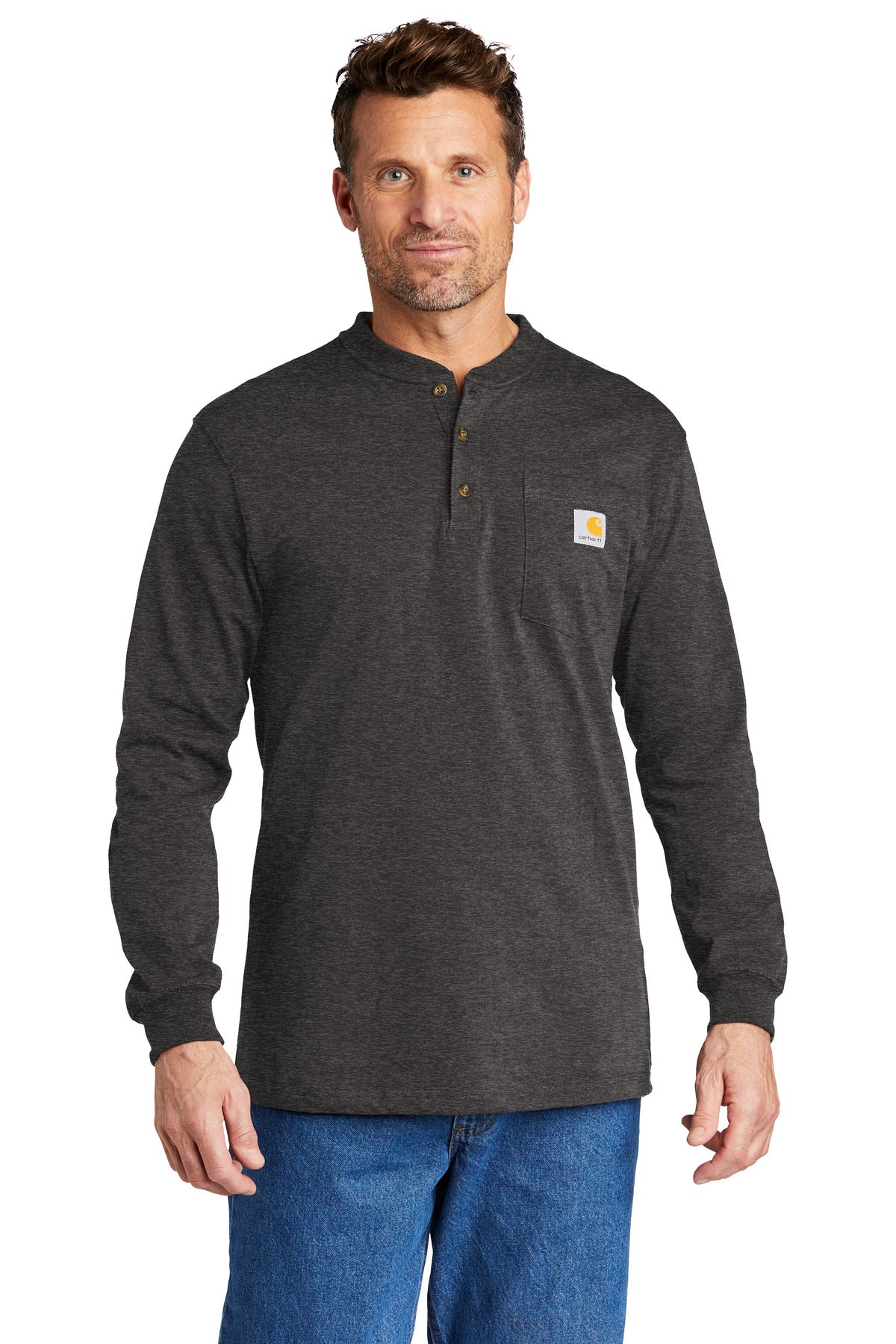 Carhartt ®  Long Sleeve Henley T-Shirt CTK128