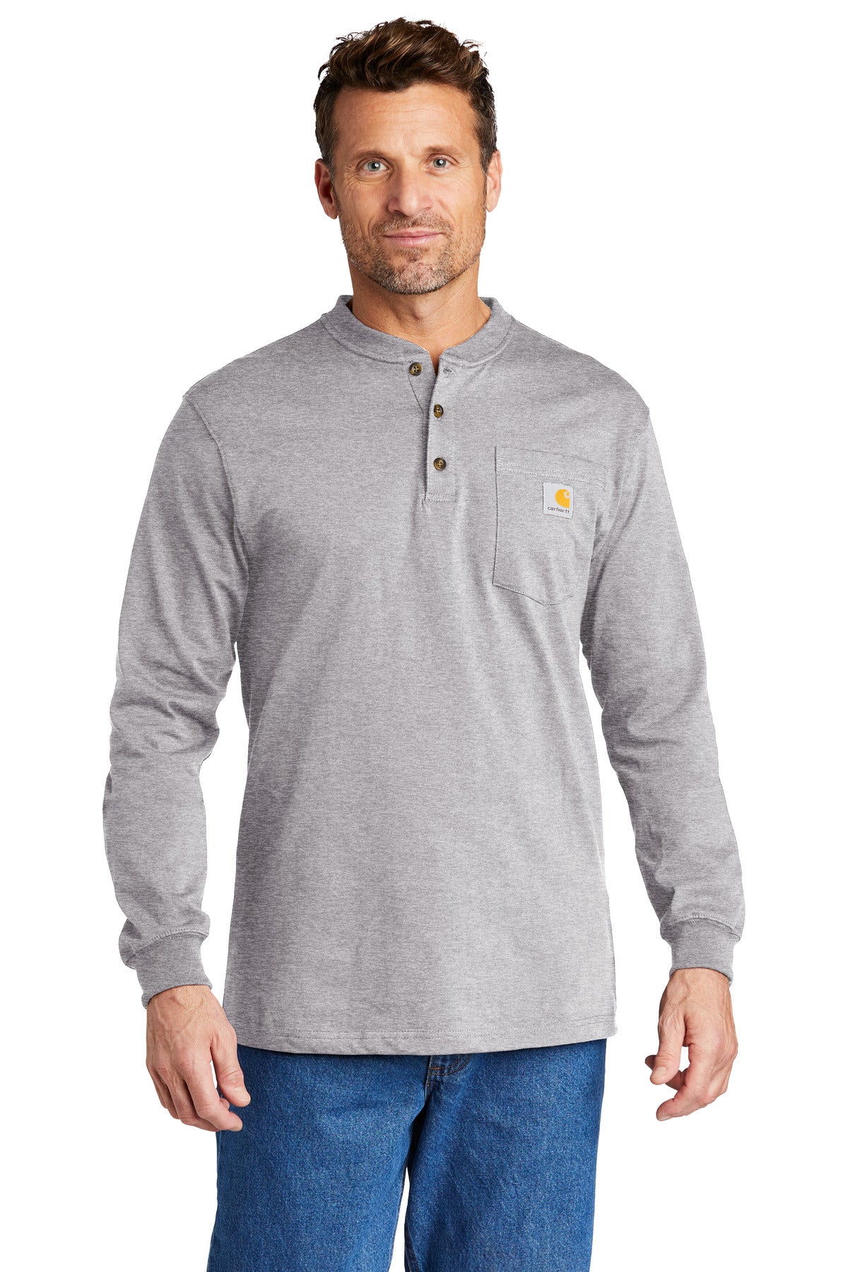 Carhartt ®  Long Sleeve Henley T-Shirt CTK128