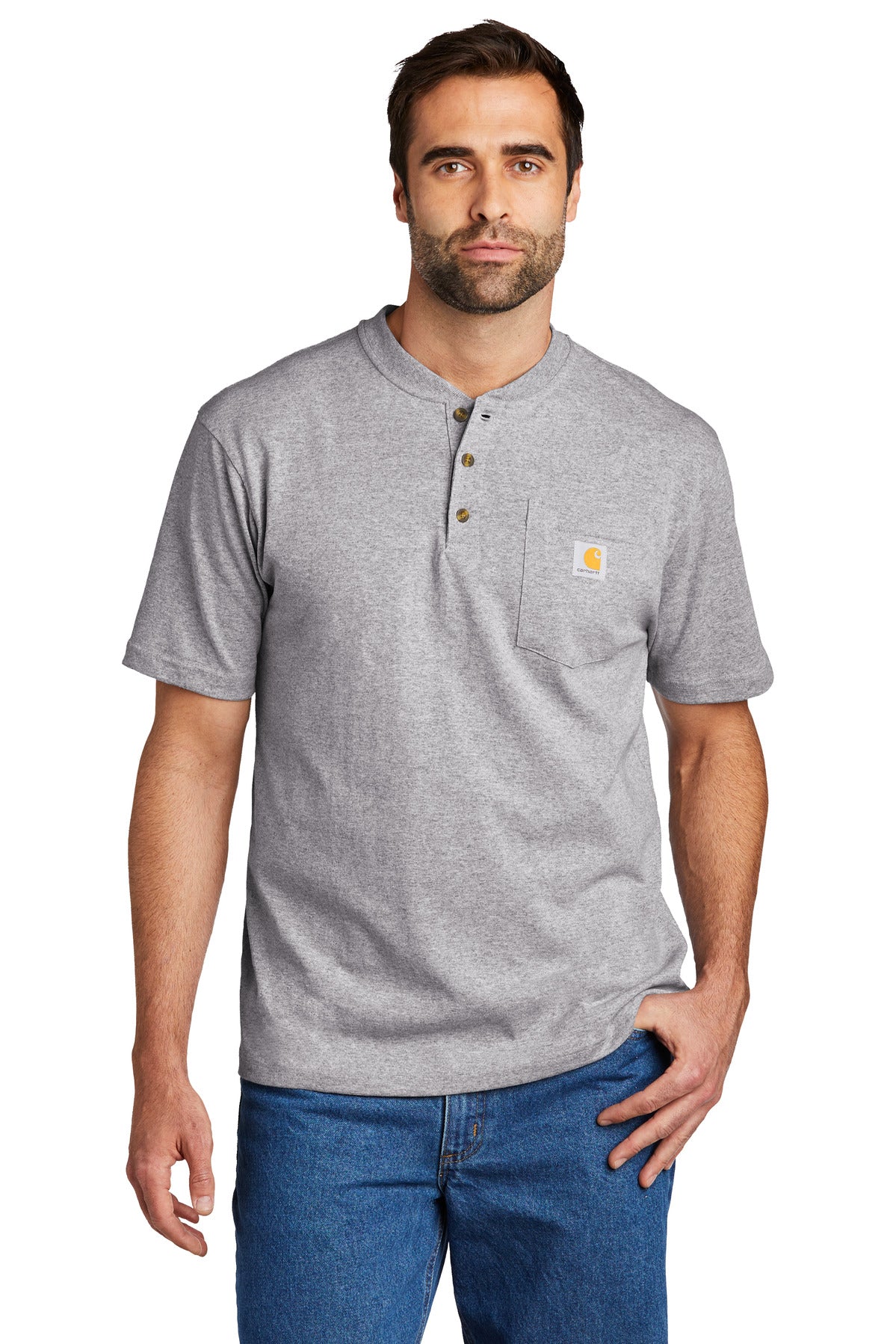 Carhartt ®  Short Sleeve Henley T-Shirt CTK84