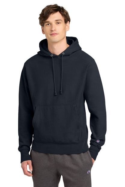 Champion  ®  Reverse Weave  ®  Garment-Dyed Hooded Sweatshirt. GDS101