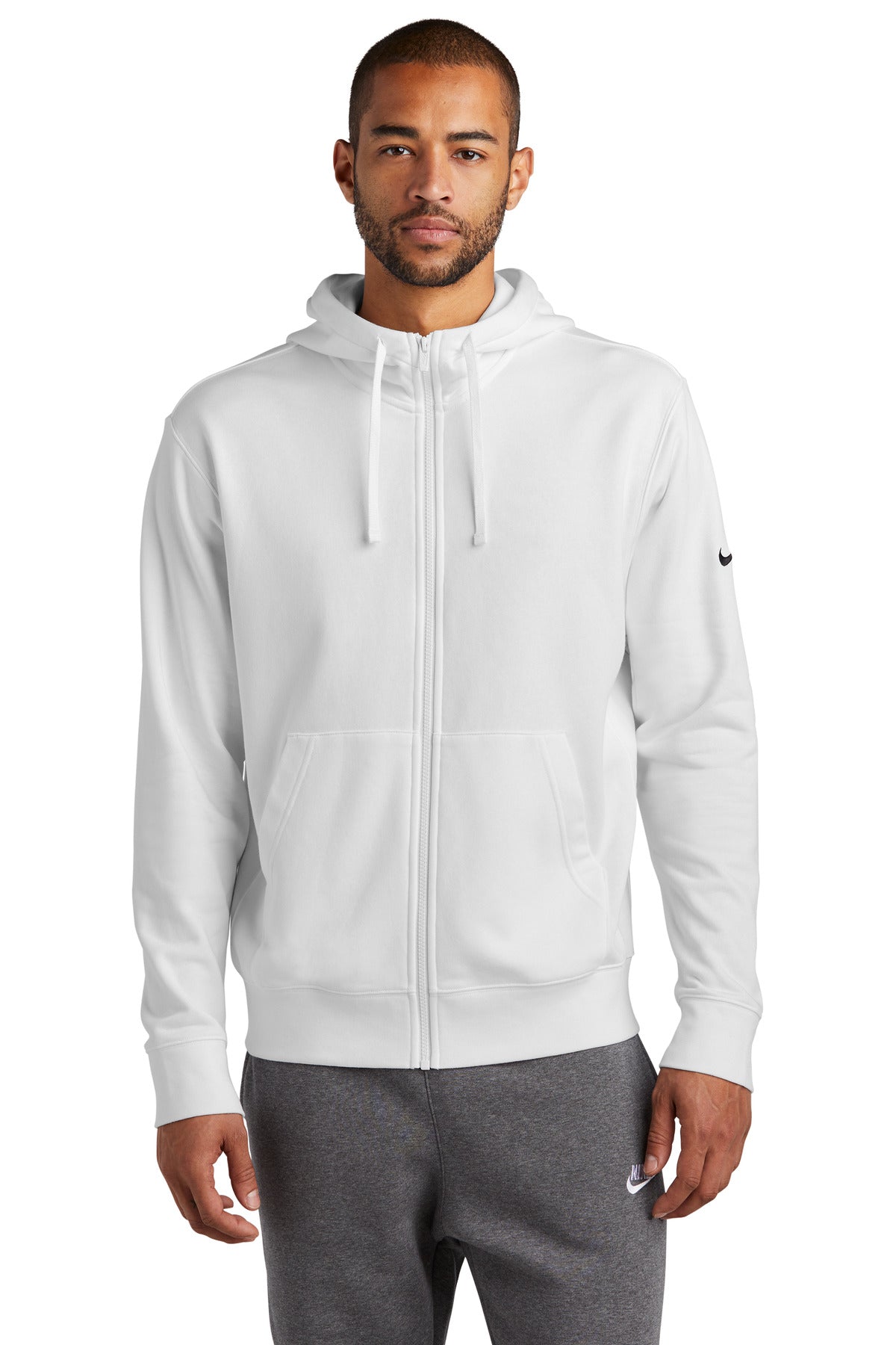 Nike Club Fleece Sleeve Swoosh Full-Zip Hoodie NKDR1513