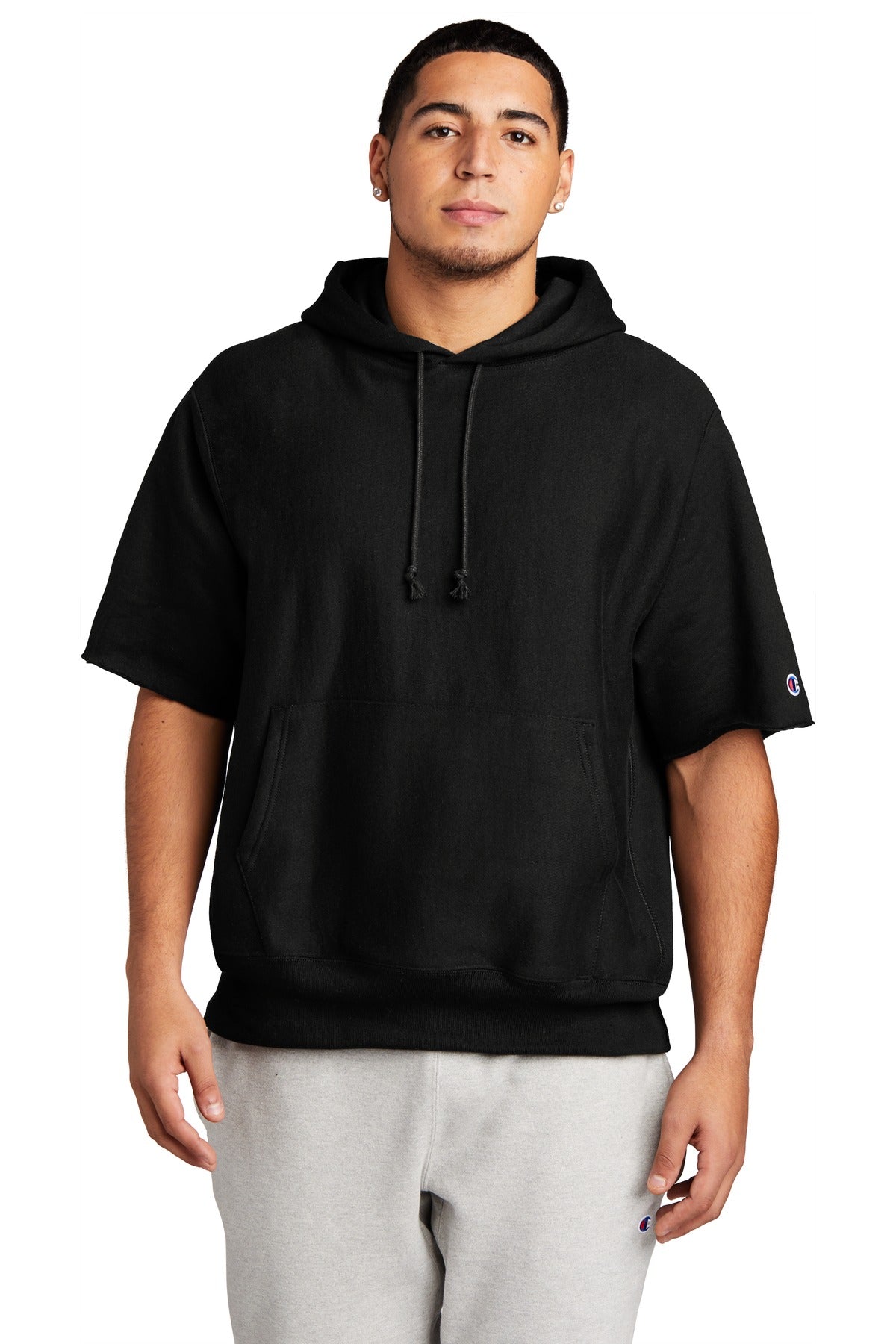 Champion  ®   Reverse Weave  ®   Short Sleeve Hooded Sweatshirt S101SS