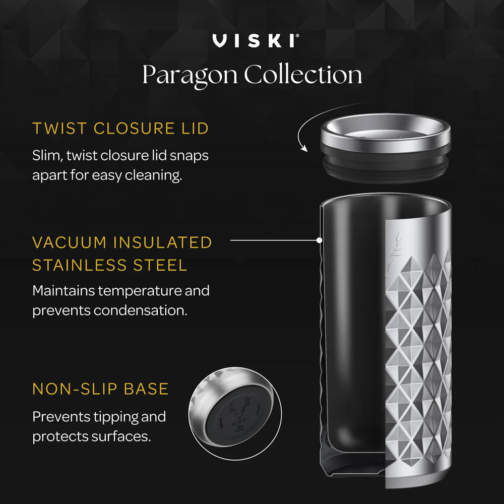 Viski© Paragon Stainless Steel High Ball Tumbler